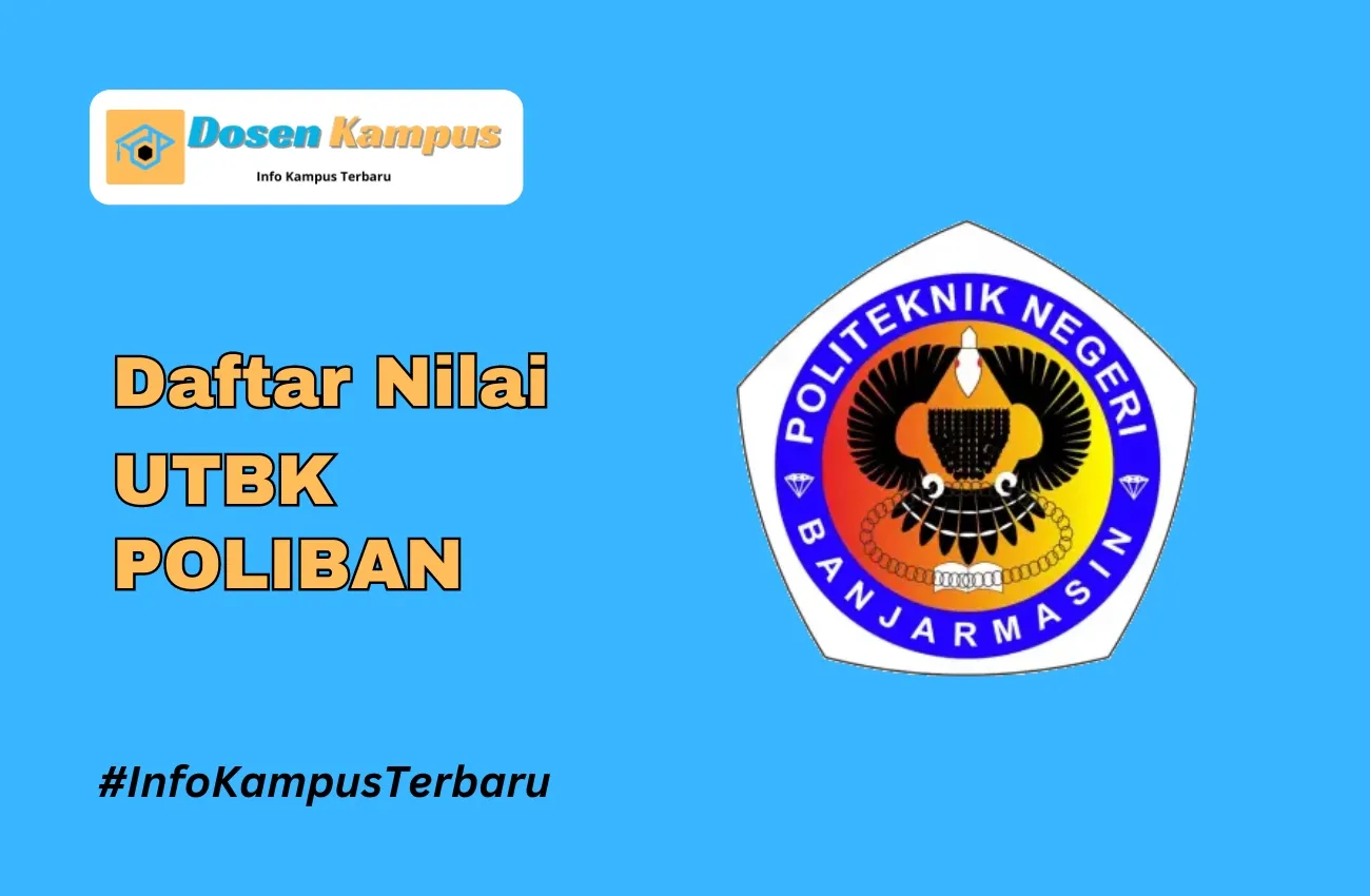 Nilai UTBK POLIBAN Lolos SNBT Terbaru