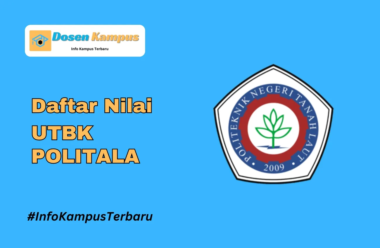 Nilai UTBK POLITALA Lolos SNBT Terbaru