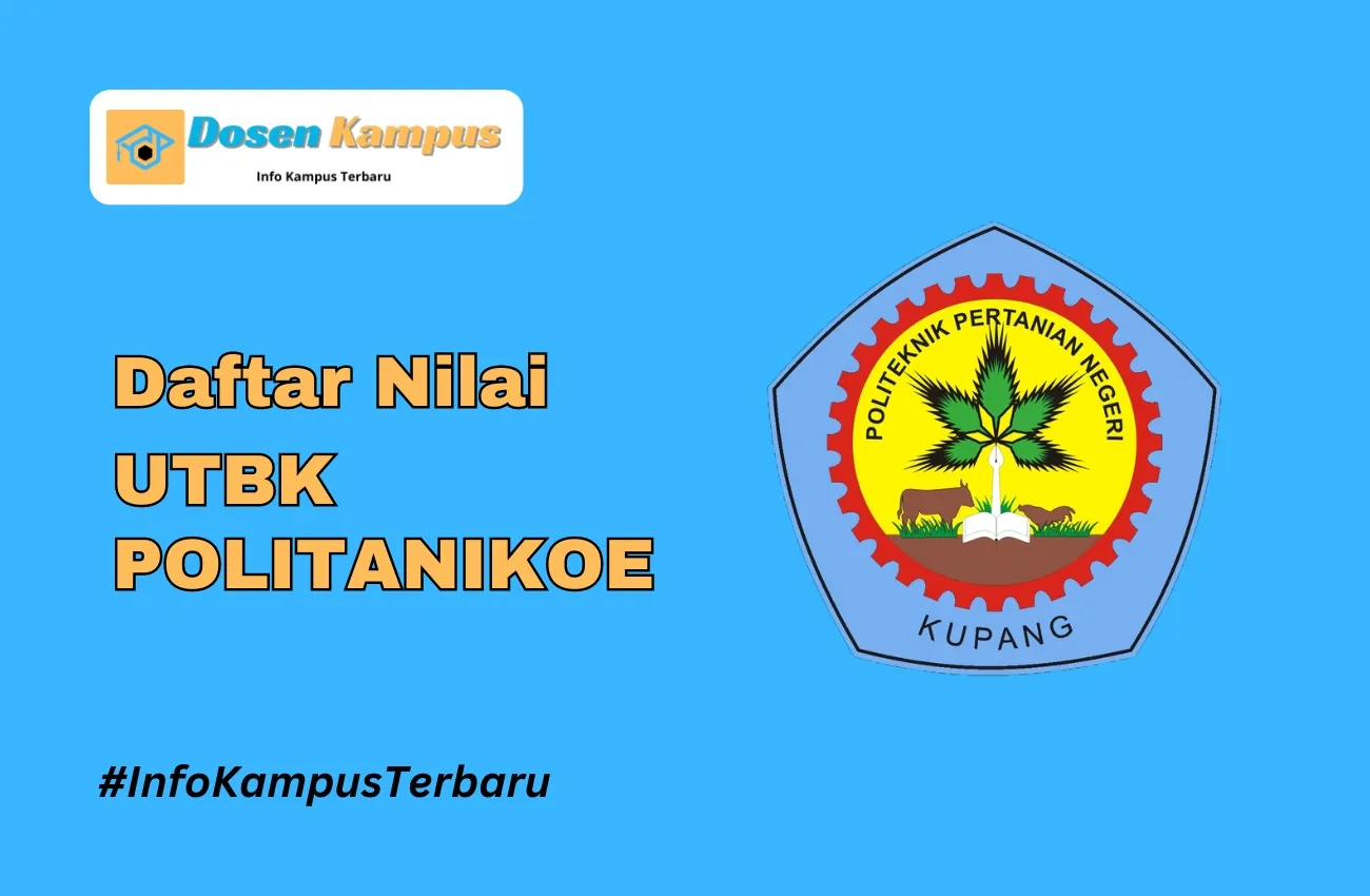 Nilai UTBK POLITANIKOE Lolos SNBT Terbaru