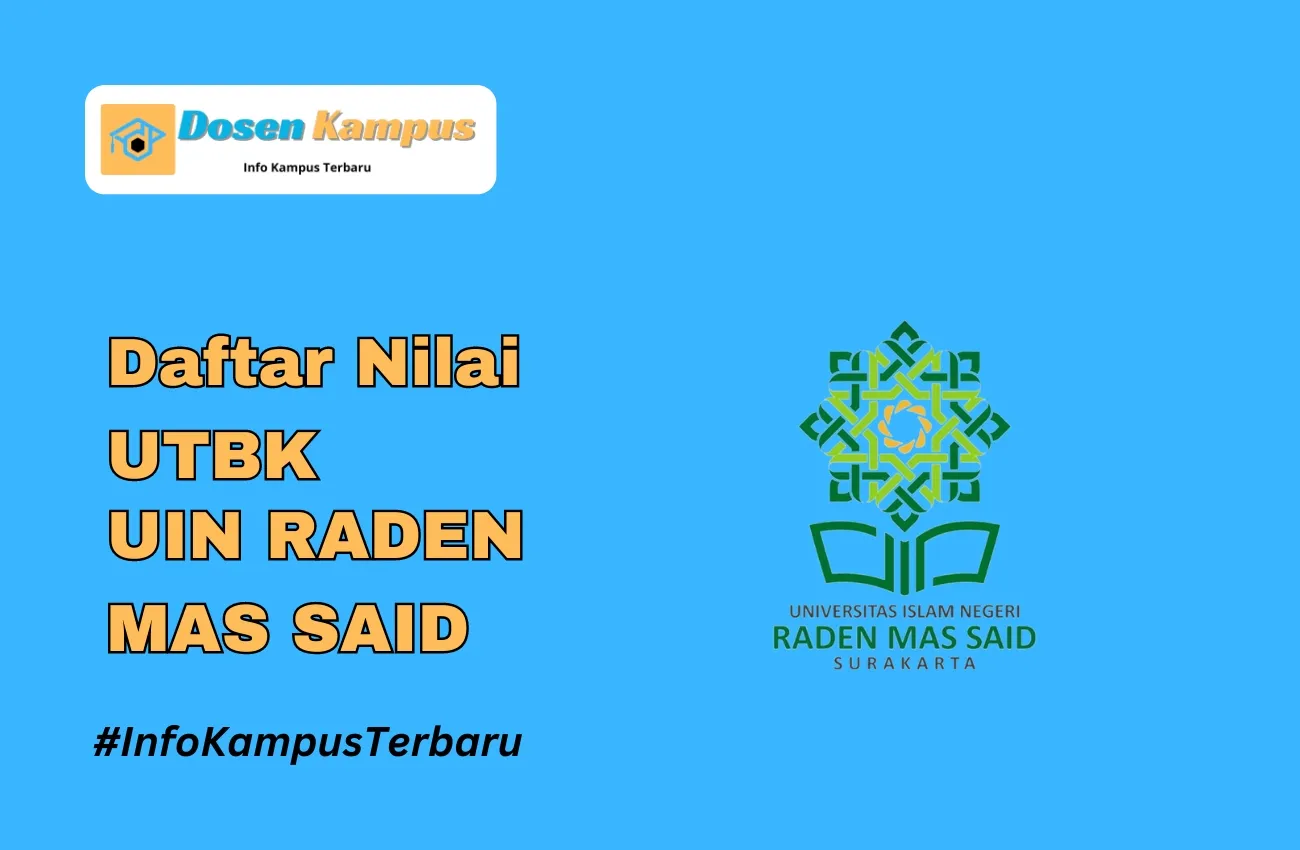 Nilai UTBK UIN RADEN MAS SAID Lolos SNBT Terbaru