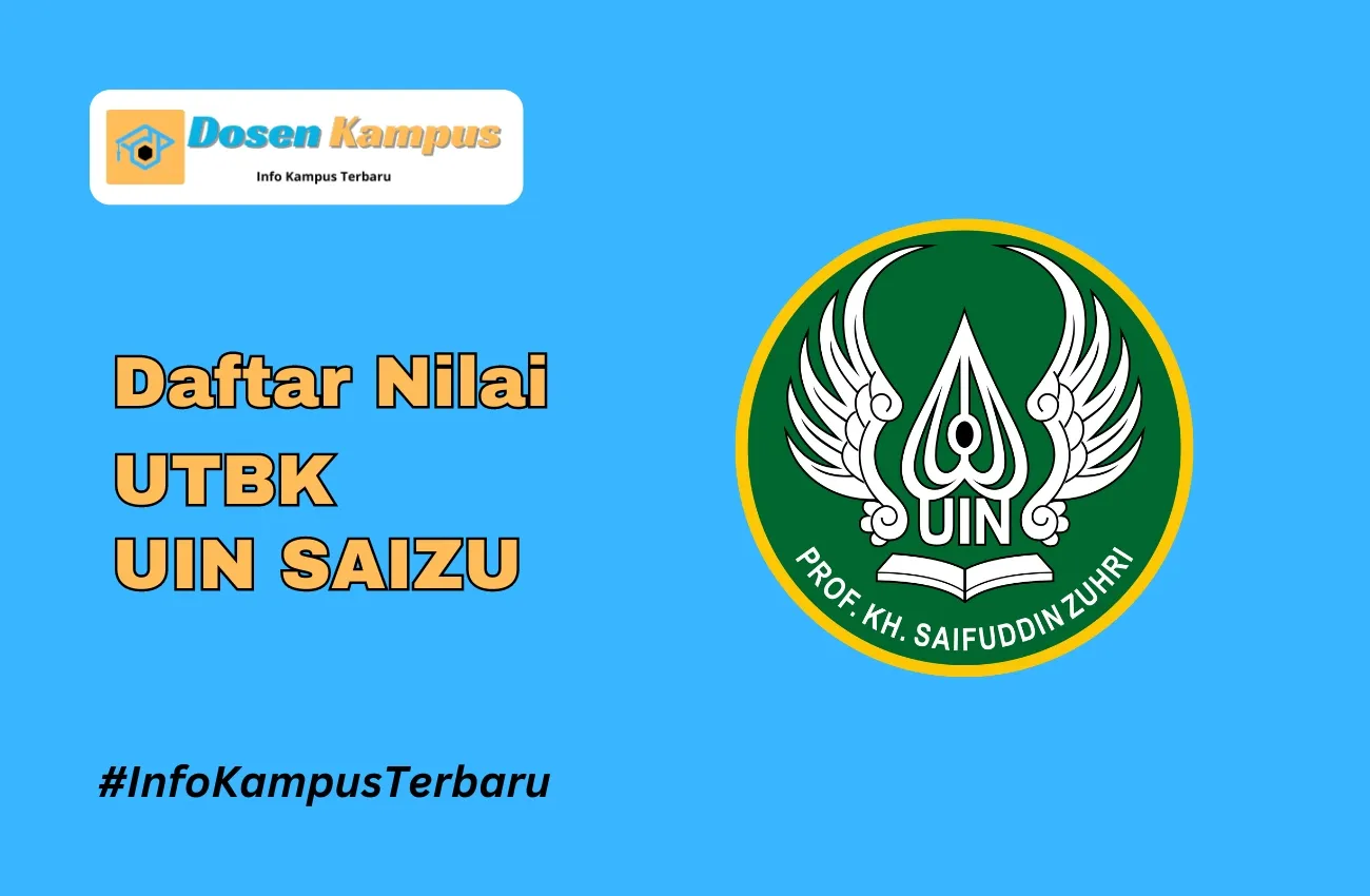 Nilai UTBK UIN SAIZU Lolos SNBT Terbaru