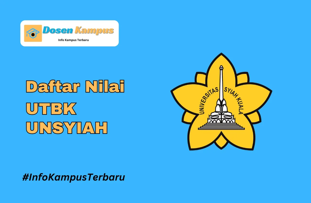 Nilai UTBK UNSYIAH Lolos SNBT Terbaru