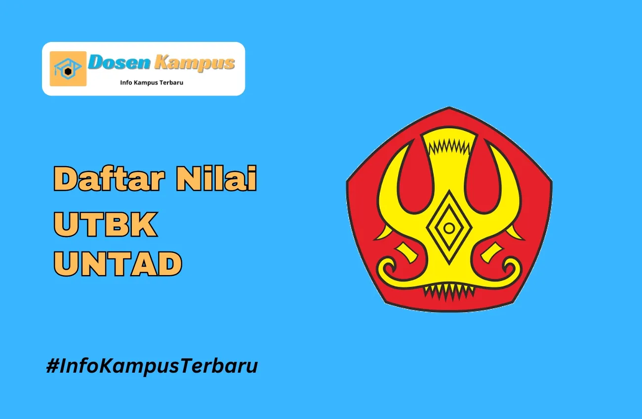 Nilai UTBK UNTAD Lolos SNBT Terbaru