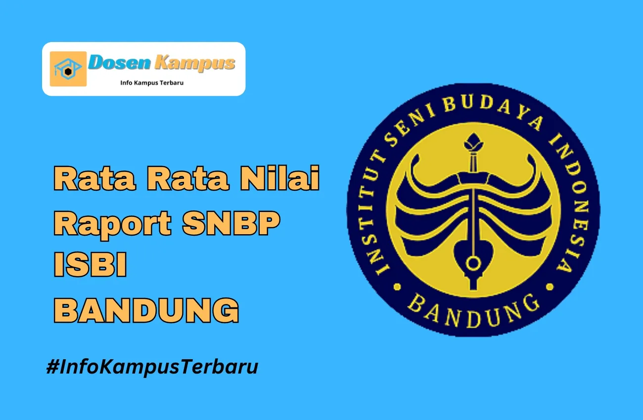 Rata Rata Nilai Raport SNBP ISBI BANDUNG