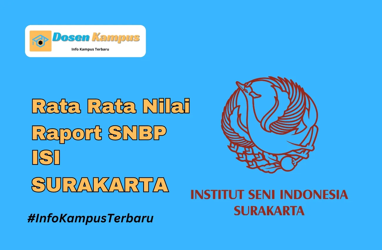 Rata Rata Nilai Raport SNBP ISI SURAKARTA