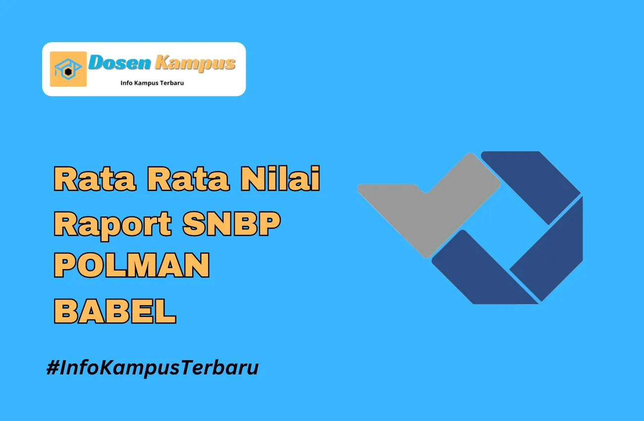 Rata Rata Nilai Raport SNBP POLMAN BABEL