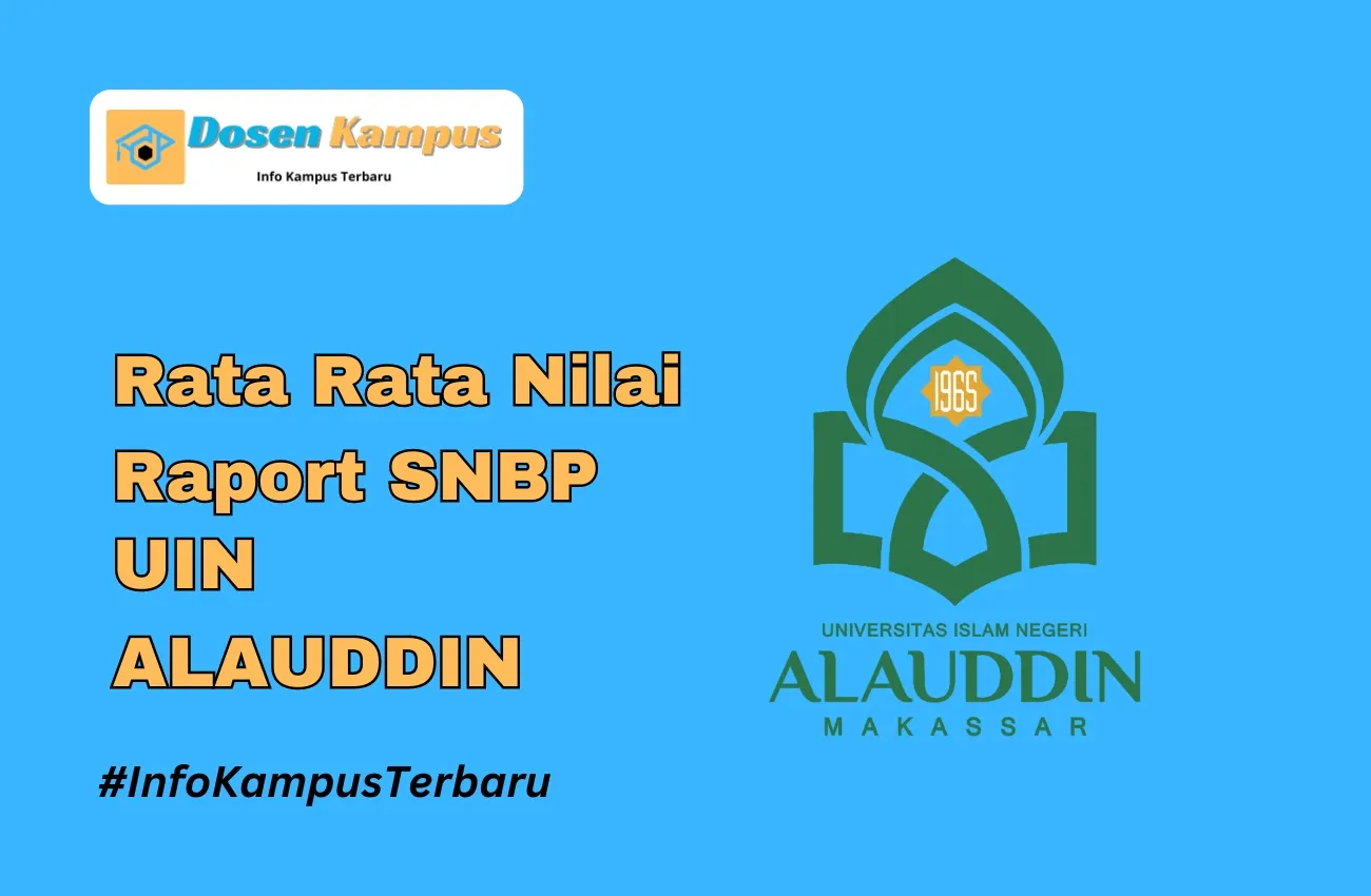 Rata Rata Nilai Raport SNBP UIN ALAUDDIN