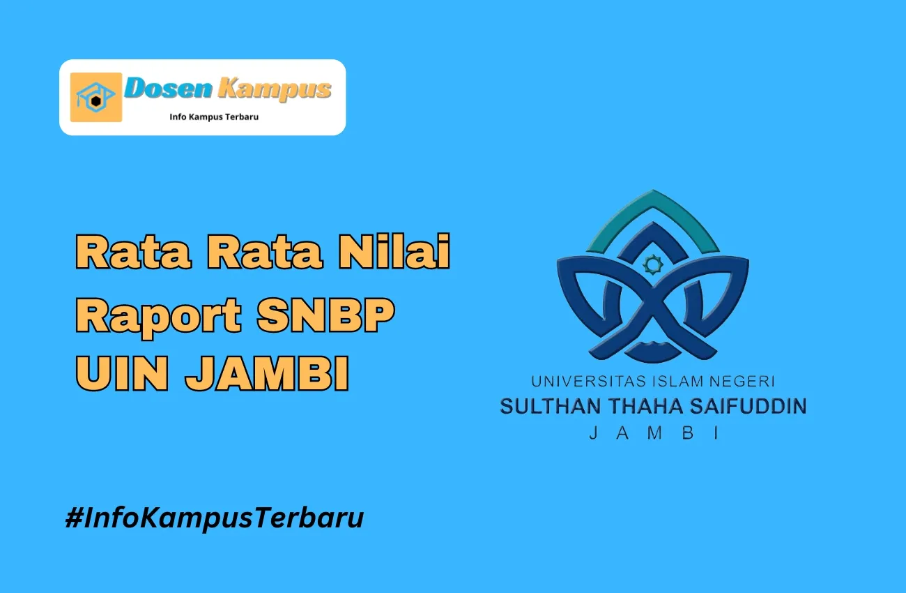 Rata Rata Nilai Raport SNBP UIN JAMBI