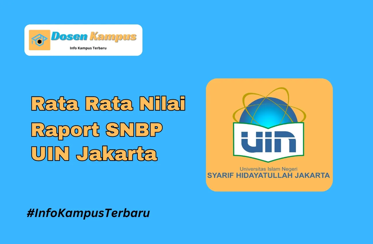 Rata Rata Nilai Raport SNBP UIN Jakarta