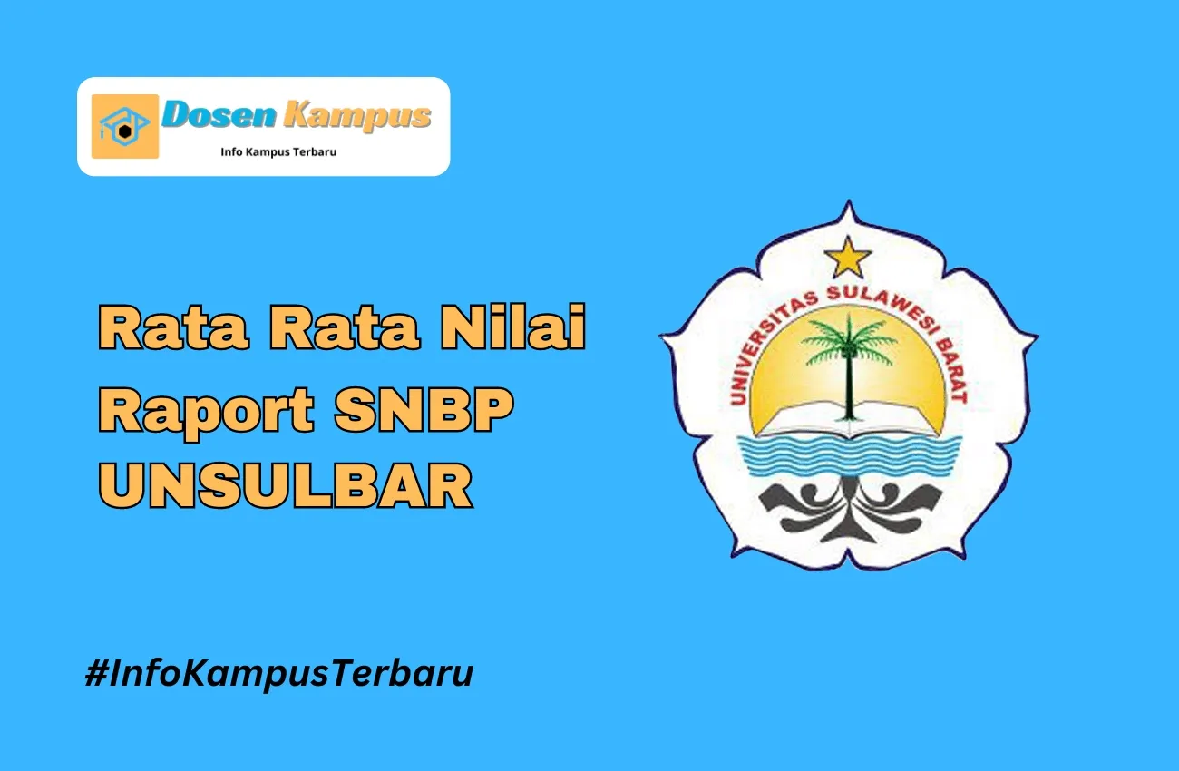 Rata Rata Nilai Raport SNBP UNSULBAR