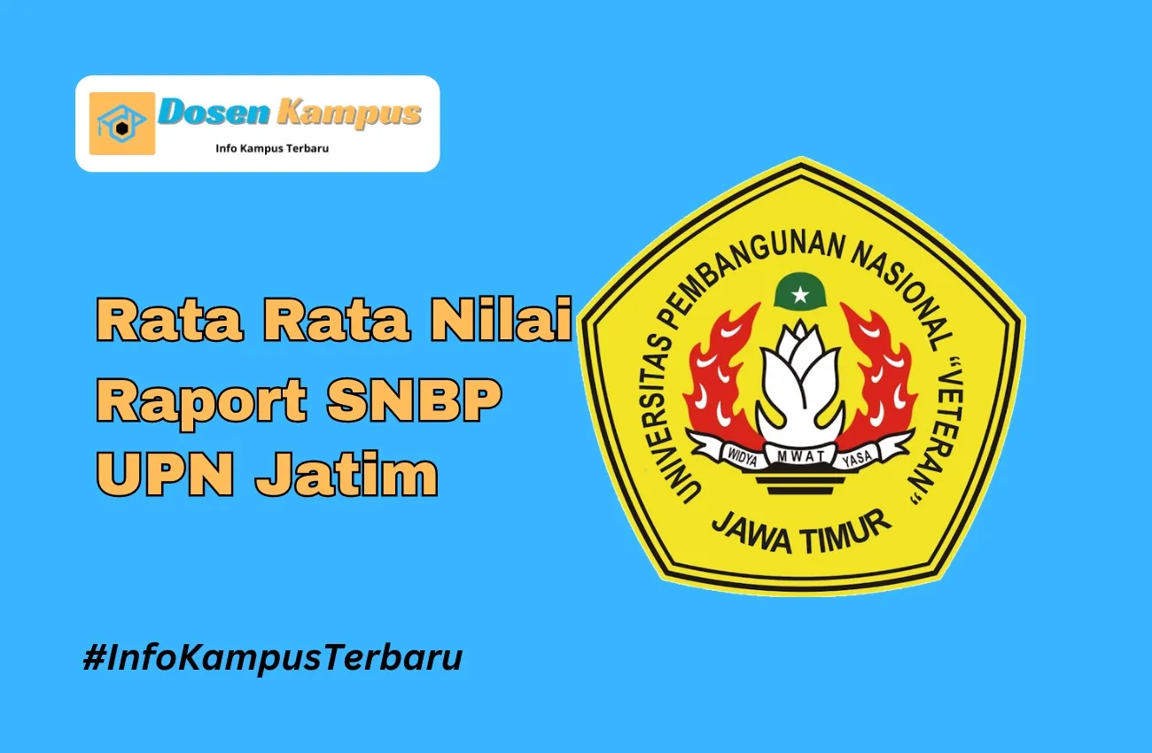 Rata Rata Nilai Raport SNBP UPN Jatim