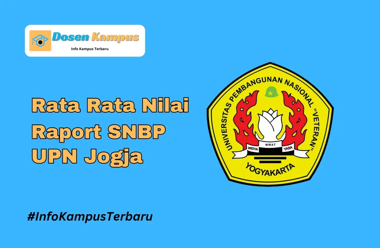 Rata Rata Nilai Raport SNBP UPN Jogja